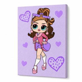 L.O.L. Surprise! Tweens Fancy Gurl, 30x40cm, Pictura pe numere
