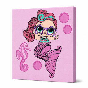 L.O.L. Surprise! Mermaids Waves, 40х40см, Картина по номерам