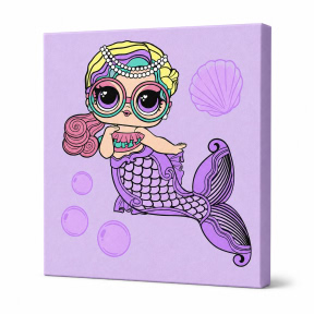 L.O.L. Surprise! Mermaids Miss Sea, 40х40см, Картина по номерам