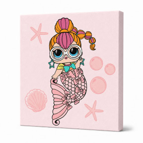 L.O.L. Surprise! Mermaids Neon QT, 40х40см, Картина по номерам