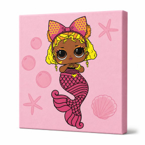 L.O.L. Surprise! Mermaids Queen Bee, 40х40см, Картина по номерам