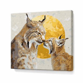 Protectie vigilenta cu vopsele metalice, 40x50cm, Pictura pe numere