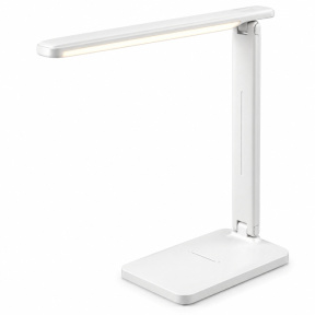 Лампа настольная LED, AT-710, белая, прямоугольная