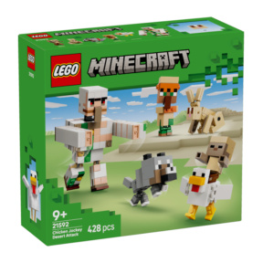 Constructor LEGO Minecraft Jocheu de pui: Atac în deșert