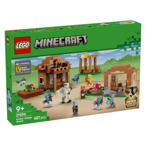 Конструктор LEGO Minecraft Нападение на деревню Эвокер