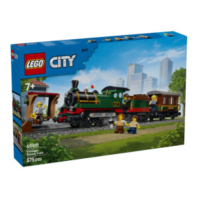 Constructor LEGO City Tren cu aburi vintage