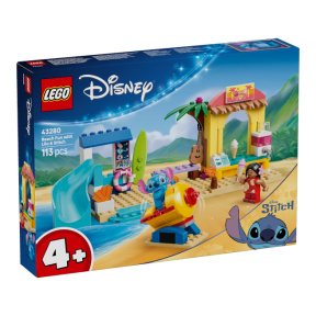 Constructor LEGO Disney Distracție pe plajă cu Lilo și Stitch