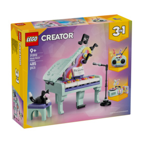 Constructor LEGO Creator 3-in-1 Pian decorativ cu o pisică