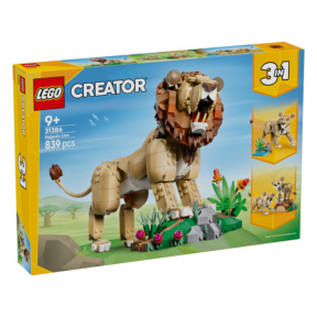 Constructor LEGO Creator 3-in-1 Animale sălbatice: Leul maiestuos