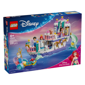 Constructor LEGO Disney Nava regală de nuntă a lui Ariel