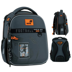 Ghiozdan pentru scoala Kite 14L, cu carcasa 555 Goal