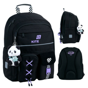 Ghiozdan pentru scoala Kite 13L 584 Panda Love
