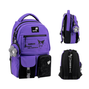 Ghiozdan pentru scoala Kite 17L Kuromi 2587M HK-1