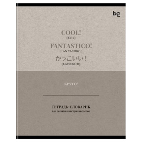 Тетрадь-словарь №2 48 листов А5 линейка BG "Туристический словарь"