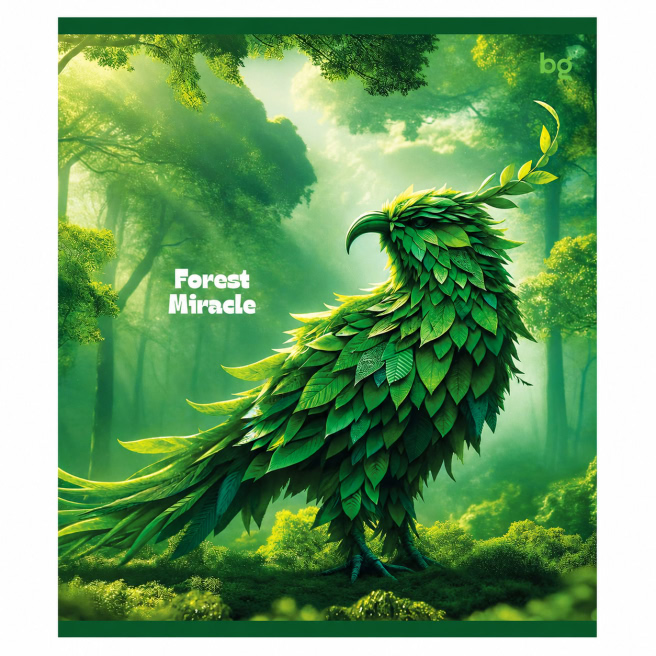 Caiet 96 foi linie BG "Forest Wonder"