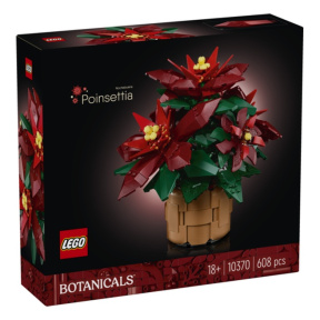 Конструктор LEGO Botanicals Пуансеттия