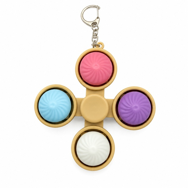Breloc-spinner-dumpling cu lumina