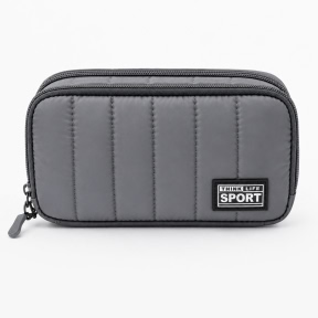 Школьный Пенал SPORT, серый