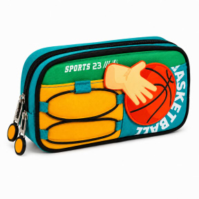 Школьный Пенал Sports 23, бирюзовый