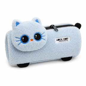 Школьный Пенал Lucky Cat, blue