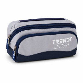 Penar scolar Trendy Letters, gri