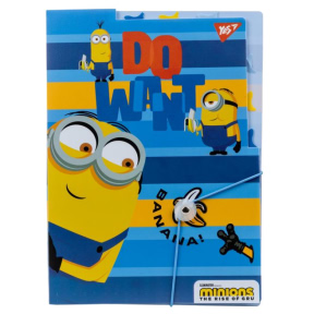 Папка A4 на резинках YES "Minions" 3 отделения