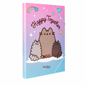 Mapă A4 YES на резинке "Pusheen"