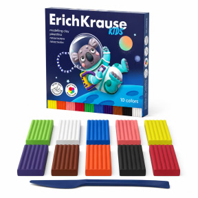 Plastilina ErichKrause Space Animals 10 culori 180 g