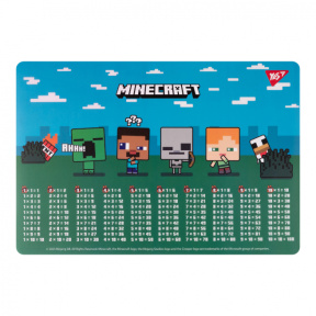 Covoraș de masă plastic YES Minecraft Boom (tablă inmult.) 42*29 cm