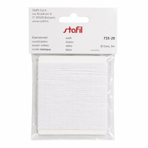 Bandă elastică Ø 1 mm, SB 9 m, albă