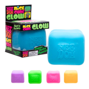 Игрушка-антистресс Squish Glow Cube