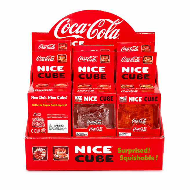 Jucarie Antistres Squish Cube Coca Cola