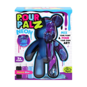 Ursuleț de colorat - Neon Pour Palz