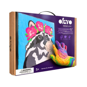 Tablou 3D cu plastilină ușoară Okto, 29×29 сm, Raton