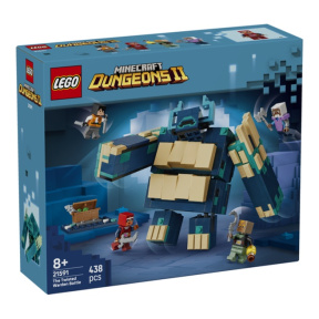 Constructor LEGO Minecraft Batalia cu Gardianul Distorsionat