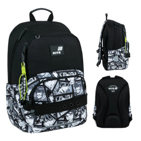 Ghiozdan pentru scoala Kite 12 L 585 Anime Boy
