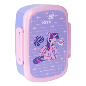 Lunch box KITE, 750 ml cu tacâmuri Little Pony