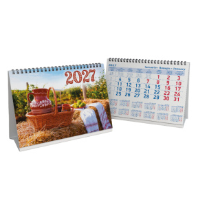 Calendar de masă pentru anul 2027, Ulcior în podgorie