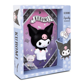 Carnet notițe B6 100 foi squishy, PU KUROMI 3D