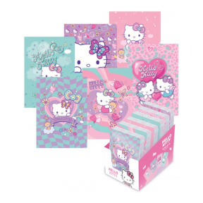 Blocnotes A6 32 foi pătrățele cu 3D décor HELLO KITTY