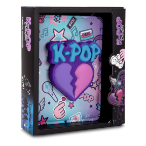 Carnet notițe B6 100 foi squishy, PU K-POP 3D – Light