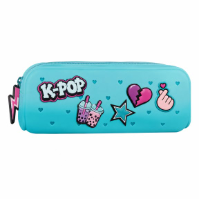 Пенал CoolPack 1 отделение, тубус силикон K-POP Rainbow