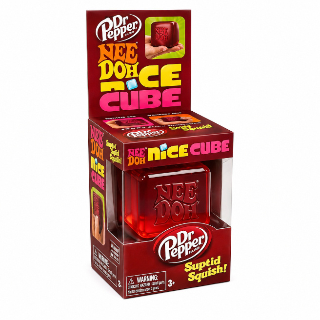 Jucarie antistres Squish Cube Dr.Pepper