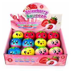 Jucarie Antistres Squish Squish Strawberry Candy