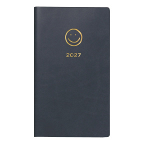 Agenda săptămânală 72 foi linie А6 Brunnen Black/Gold