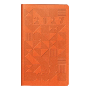 Agenda săptămânală 72 foi linie А6 Brunnen Orange