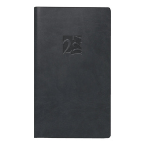 Agenda săptămânală 72 foi linie А6 Brunnen Black