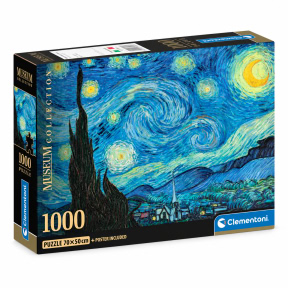 Пазл Clementoni, HQC MUSEUM-THE STARRY NIGHT, 1000 элементов