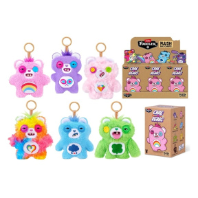 FUGGLER Breloc din pluș CARE BEARS, asortat
