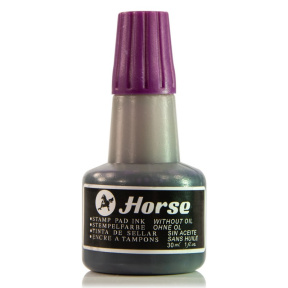 Краска штемпельная Horse, фиолетовая